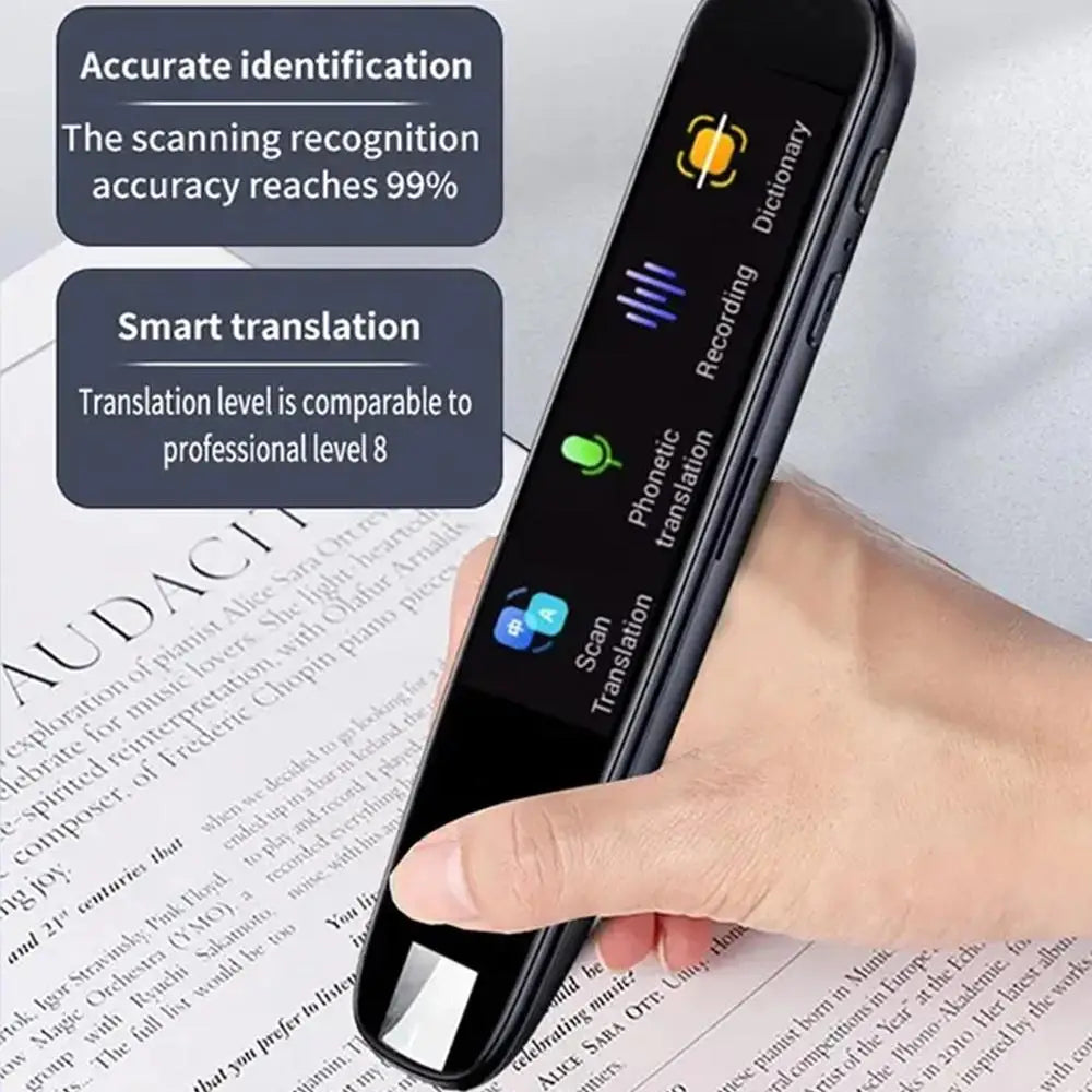 APEX PRODUCTS Portable Handheld A4 Document Scanner – Scan Books and Documents in JPG/PDF at 300/600/900 DPI with Language Translation
